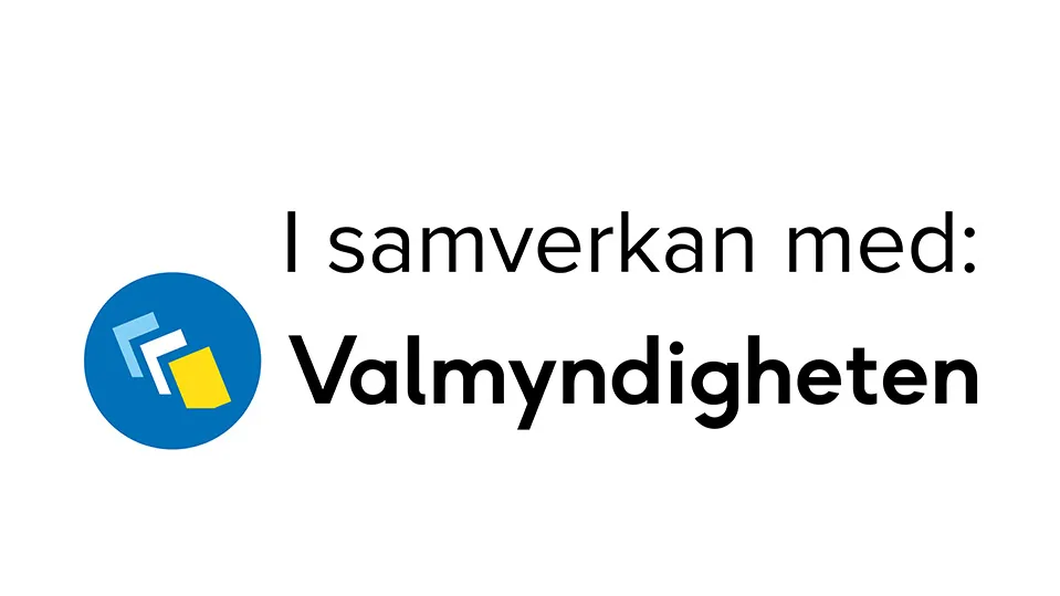 Valmyndighetens logotyp.